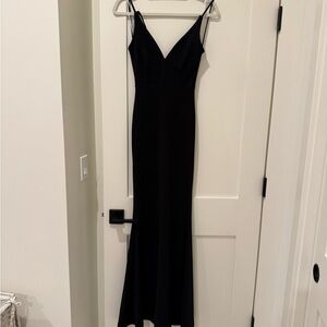 Lulu’s All This Allure Black Strappy Backless Mermaid